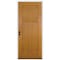 Codel Doors 36" x 80" Fir Grain Shaker Exterior Fiberglass Door 3068RHISPFG3PSHK491610BB - alternate 1